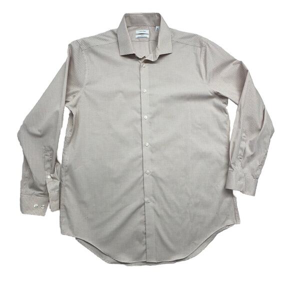 Calvin Klein Other - Calvin Klein Shirt Mens Slim Fit Performance No Iron Long Sleeve 16.5 34 35